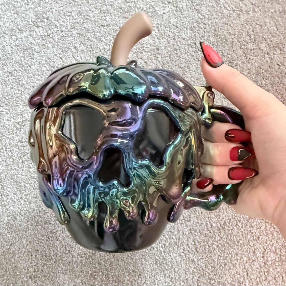 Disney Parks Iridescent Poison Apple Cup Holder